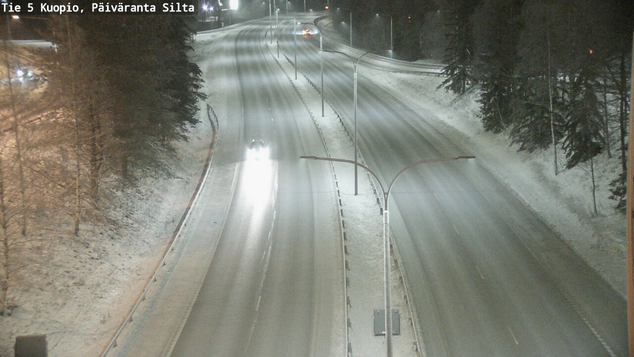 Kelikamerat Kuva Tie 5 Kuopio, Päiväranta silta, Kuopio, Pohjois-Savo