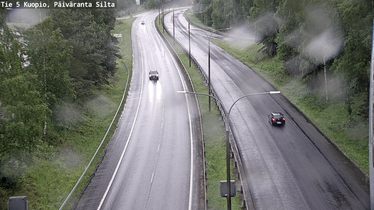 Kelikamerat Kuva Tie 5 Kuopio, Päiväranta silta, Kuopio, Pohjois-Savo