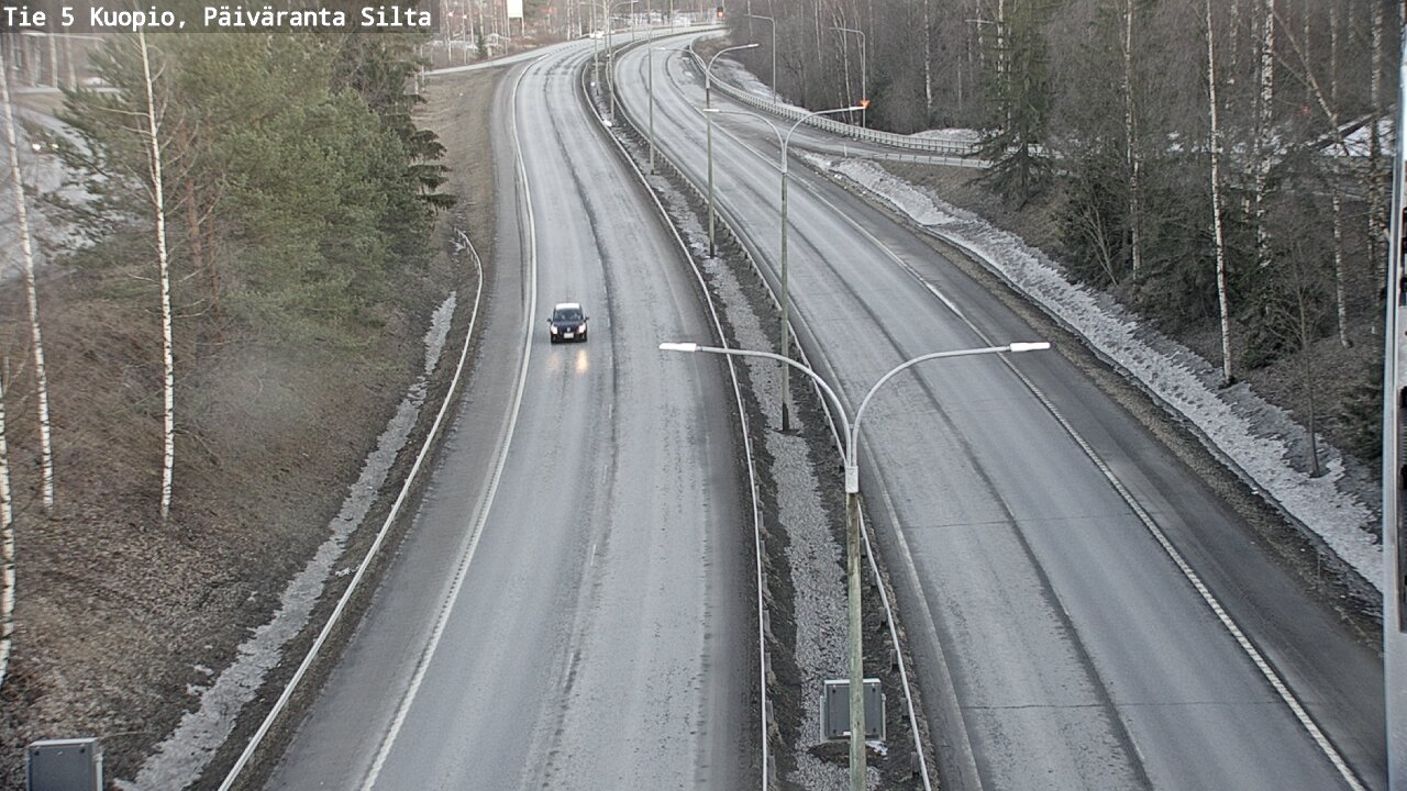 Kelikamerat Kuva Tie 5 Kuopio, Päiväranta silta, Kuopio, Pohjois-Savo