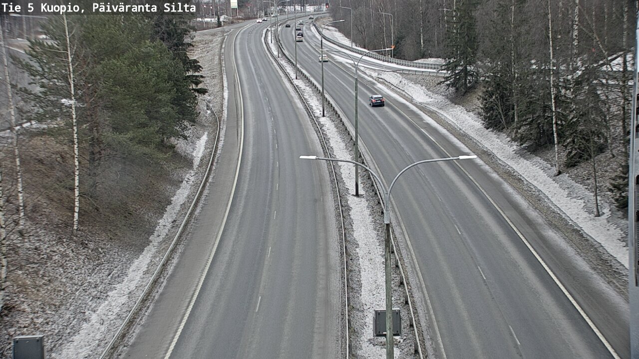 Kelikamerat Kuva Tie 5 Kuopio, Päiväranta silta, Kuopio, Pohjois-Savo