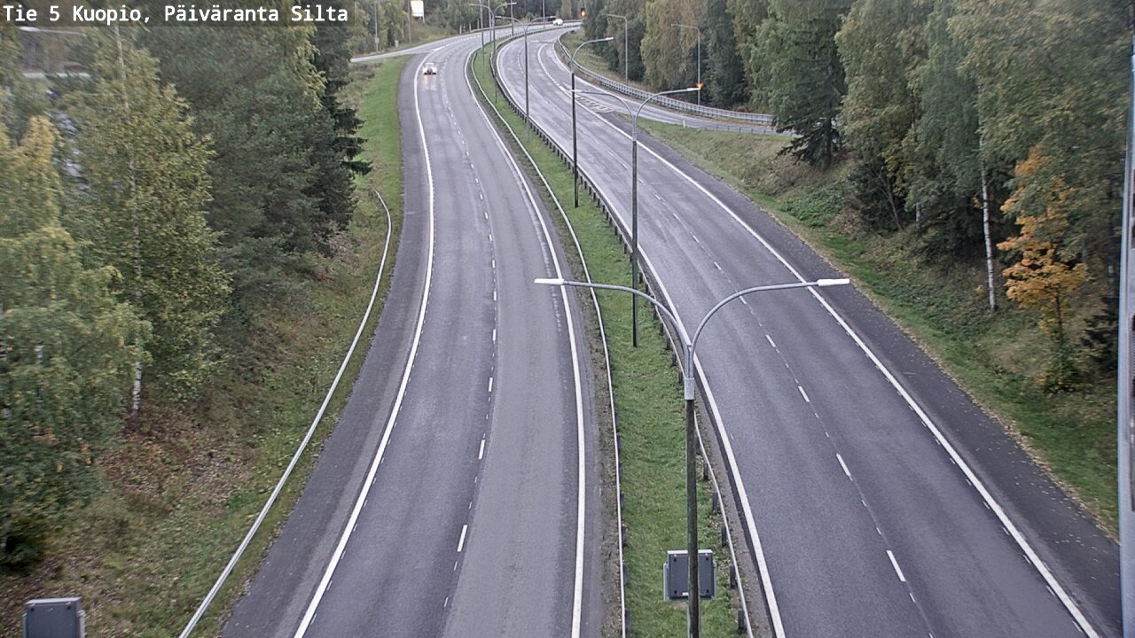 Weather Camera Image Road 5 Kuopio, Päiväranta silta, Kuopio, Pohjois-Savo