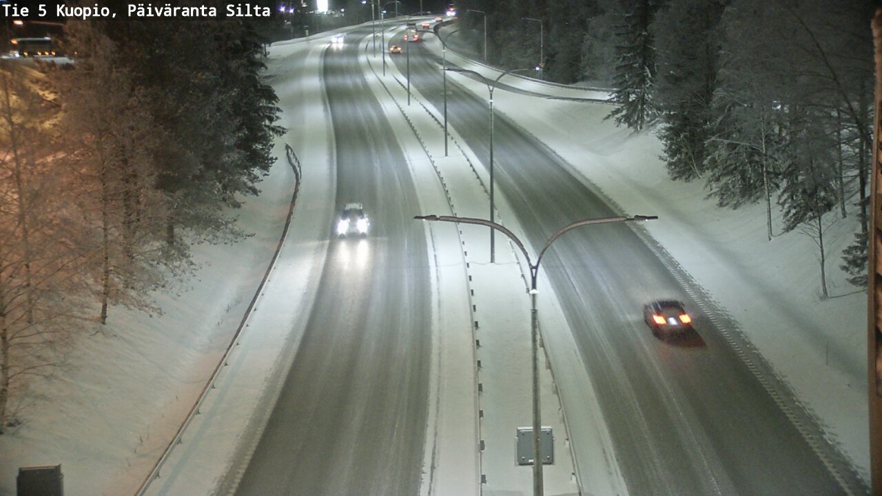 Kelikamerat Kuva Tie 5 Kuopio, Päiväranta silta, Kuopio, Pohjois-Savo