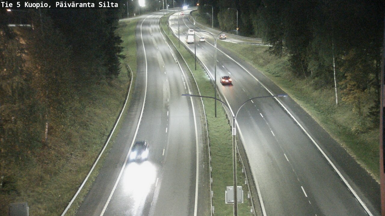 Weather Camera Image Road 5 Kuopio, Päiväranta silta, Kuopio, Pohjois-Savo