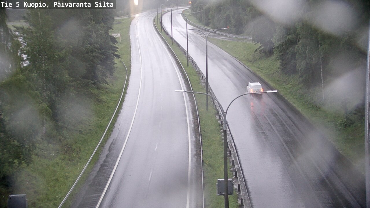 Weather Camera Image Road 5 Kuopio, Päiväranta silta, Kuopio, Pohjois-Savo