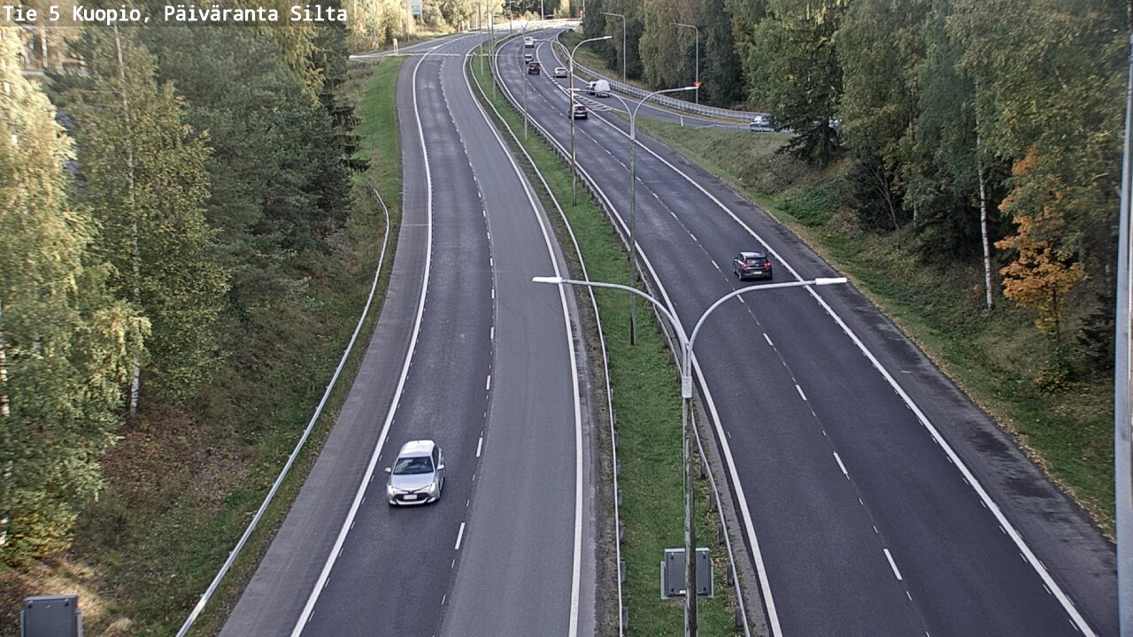 Kelikamerat Kuva Tie 5 Kuopio, Päiväranta silta, Kuopio, Pohjois-Savo