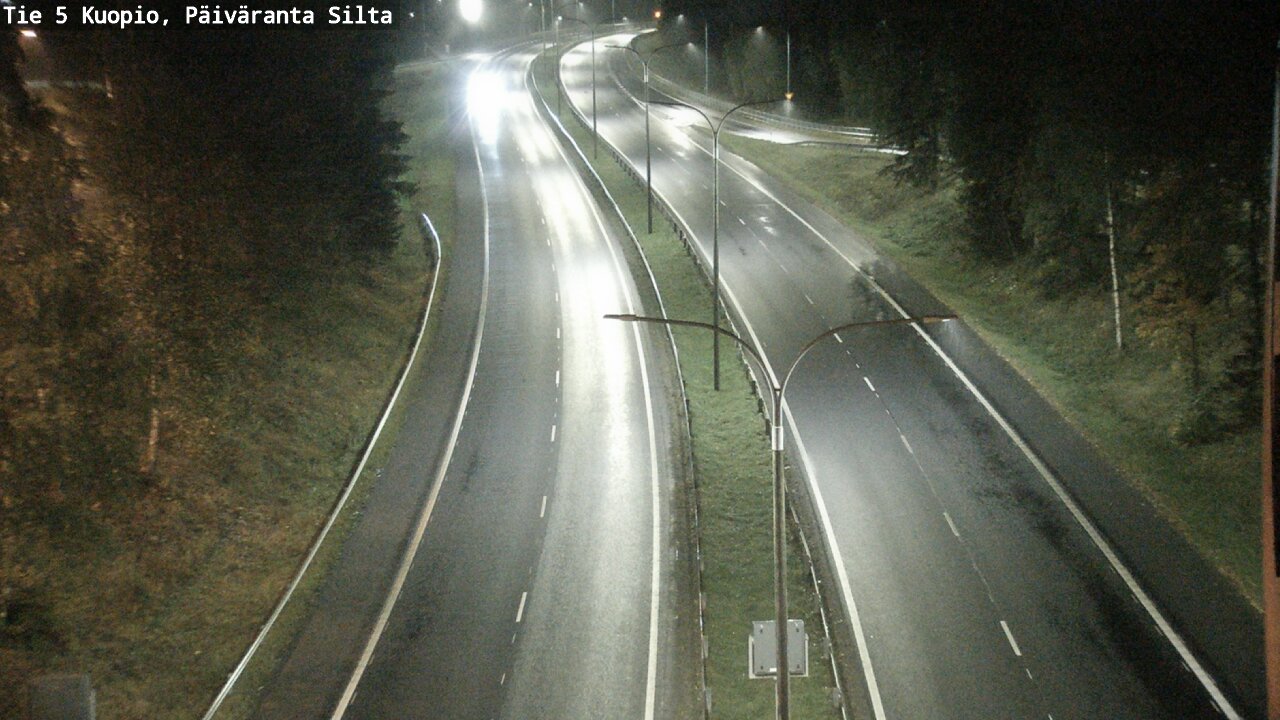 Weather Camera Image Road 5 Kuopio, Päiväranta silta, Kuopio, Pohjois-Savo