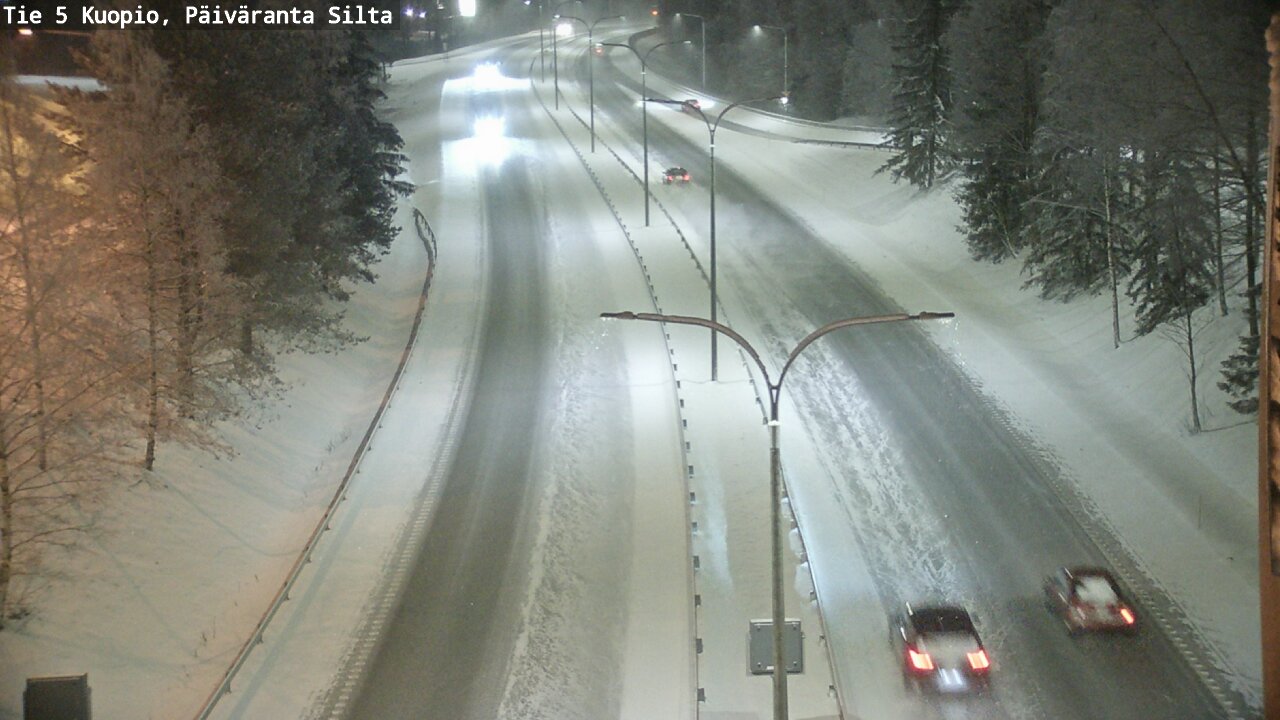 Kelikamerat Kuva Tie 5 Kuopio, Päiväranta silta, Kuopio, Pohjois-Savo