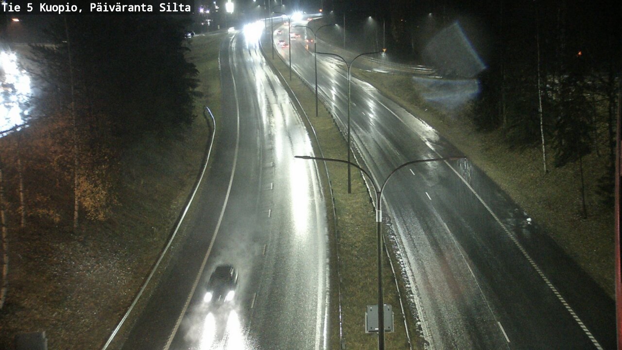 Weather Camera Image Väg 5 Kuopio, Päiväranta silta, Kuopio, Pohjois-Savo