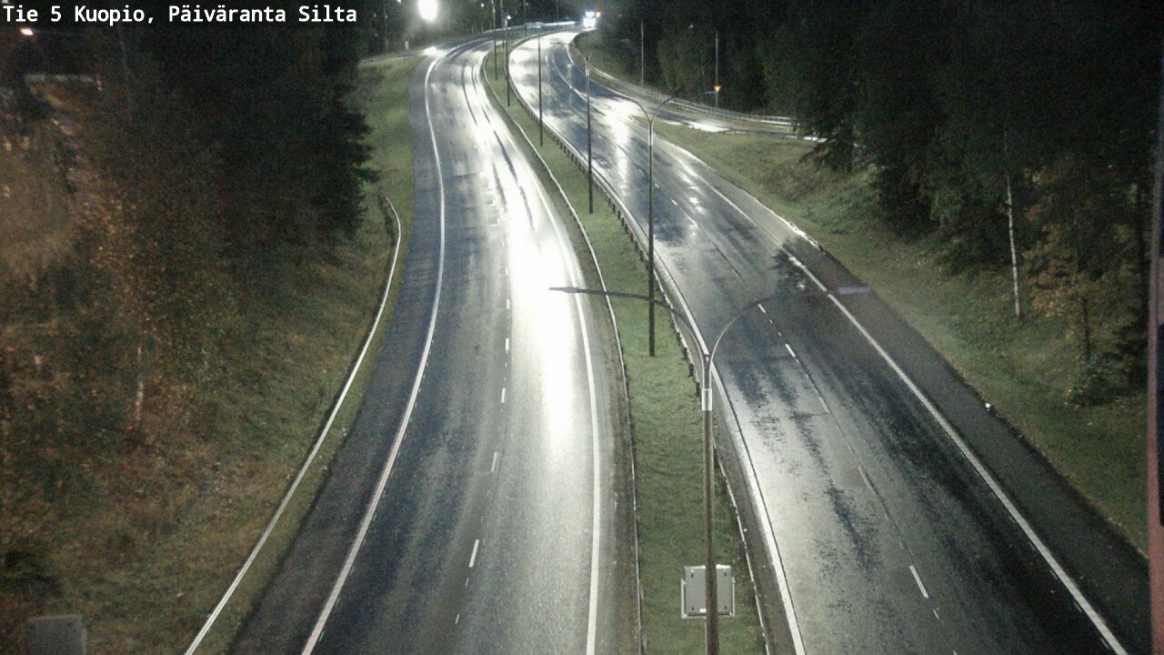 Weather Camera Image Road 5 Kuopio, Päiväranta silta, Kuopio, Pohjois-Savo