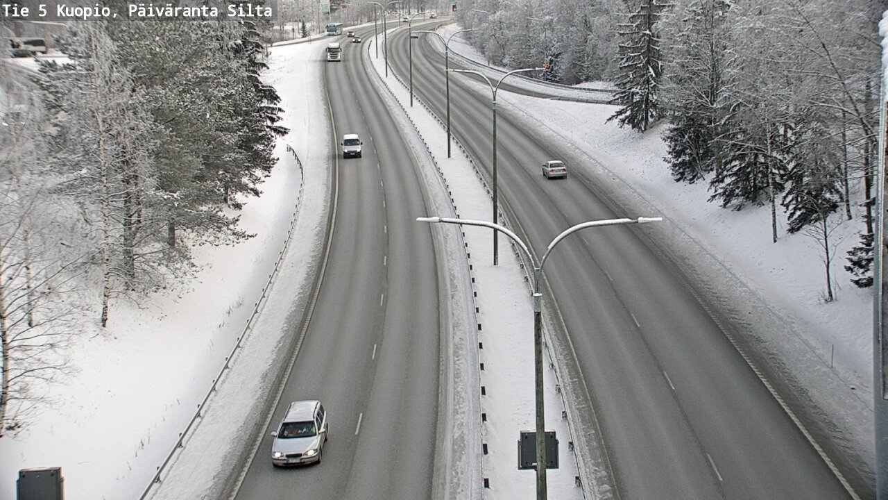 Kelikamerat Kuva Tie 5 Kuopio, Päiväranta silta, Kuopio, Pohjois-Savo