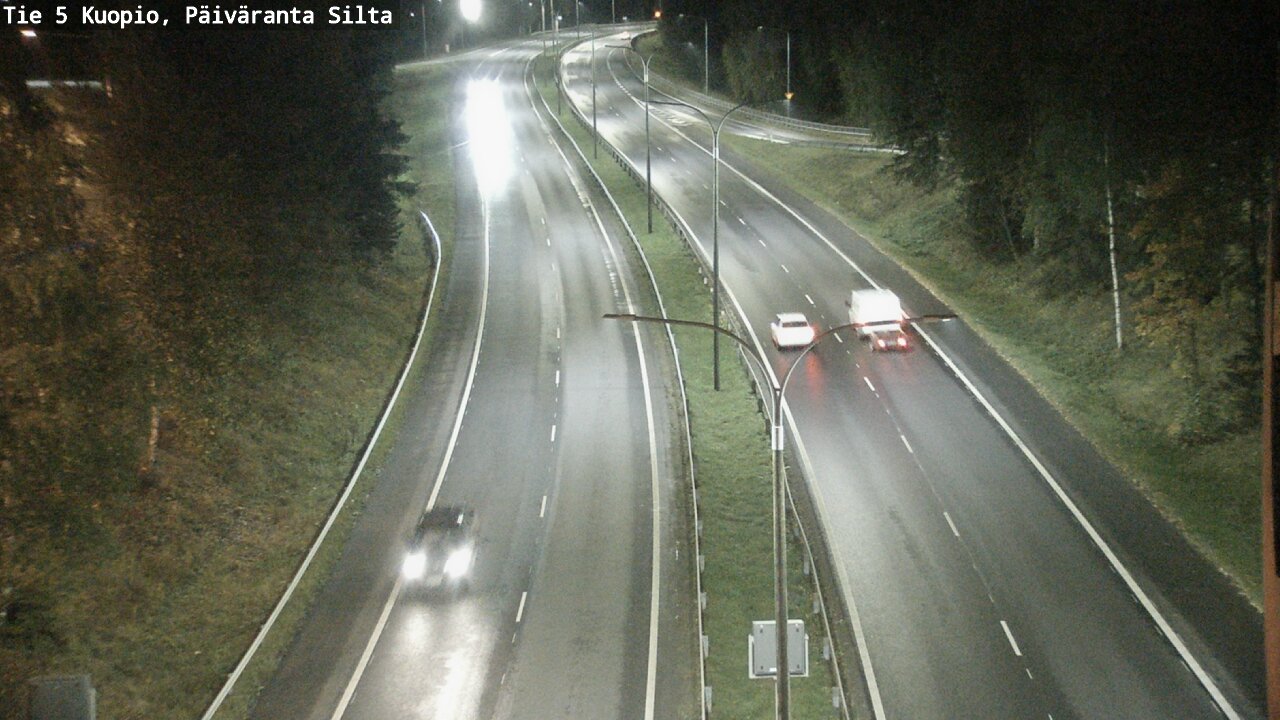 Weather Camera Image Road 5 Kuopio, Päiväranta silta, Kuopio, Pohjois-Savo