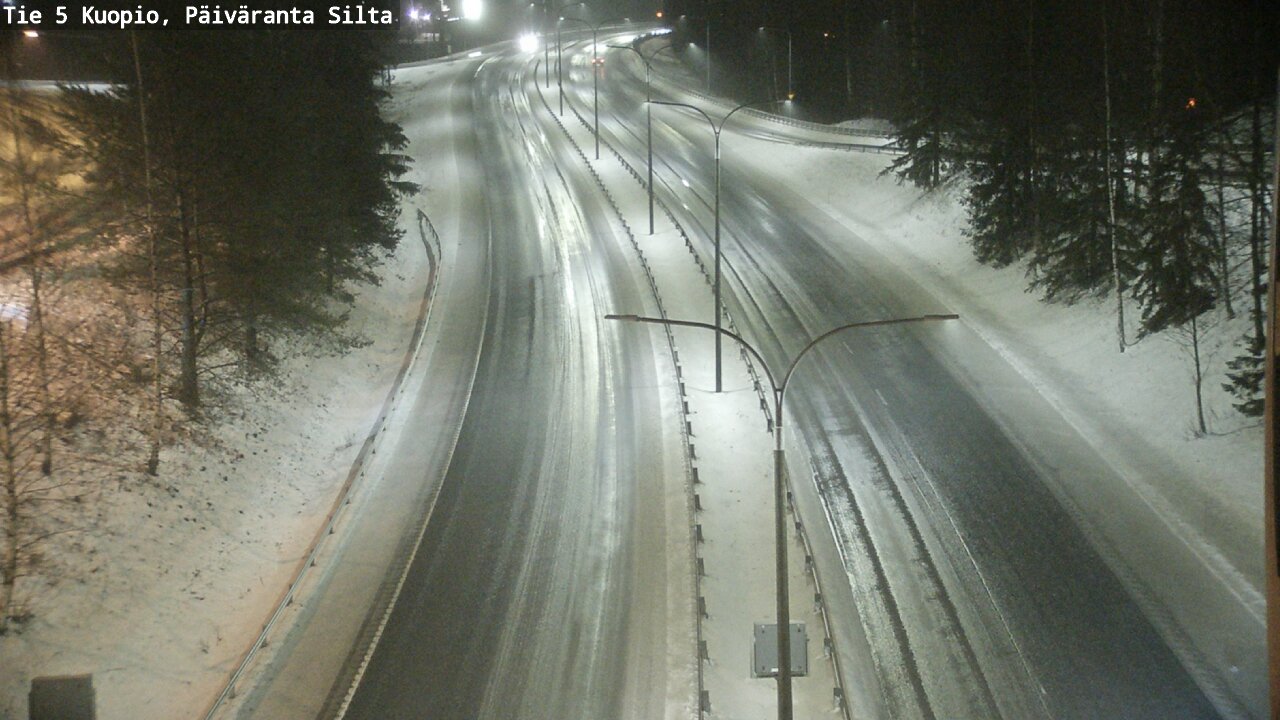 Weather Camera Image Road 5 Kuopio, Päiväranta silta, Kuopio, Pohjois-Savo