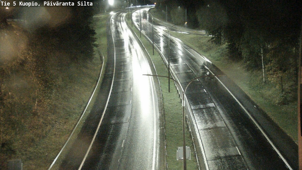 Weather Camera Image Road 5 Kuopio, Päiväranta silta, Kuopio, Pohjois-Savo