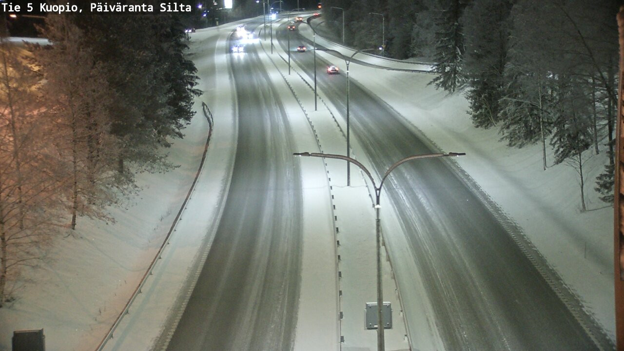 Kelikamerat Kuva Tie 5 Kuopio, Päiväranta silta, Kuopio, Pohjois-Savo