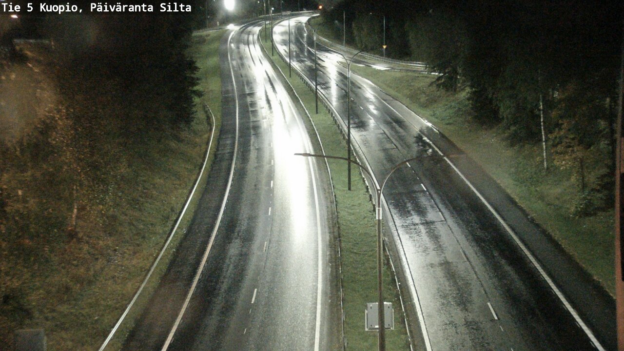 Weather Camera Image Road 5 Kuopio, Päiväranta silta, Kuopio, Pohjois-Savo
