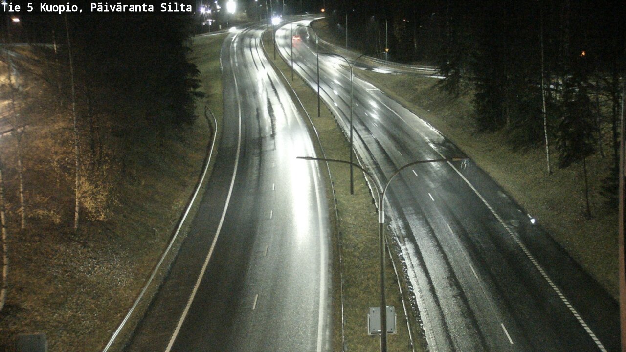 Weather Camera Image Road 5 Kuopio, Päiväranta silta, Kuopio, Pohjois-Savo