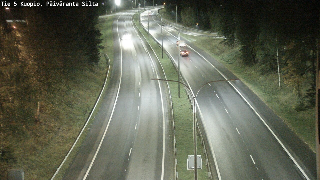 Weather Camera Image Road 5 Kuopio, Päiväranta silta, Kuopio, Pohjois-Savo