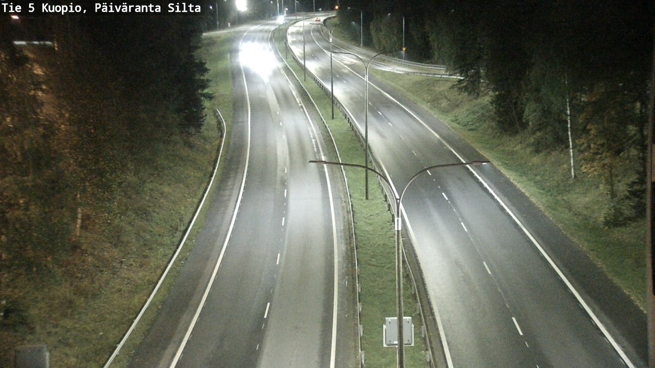 Weather Camera Image Road 5 Kuopio, Päiväranta silta, Kuopio, Pohjois-Savo