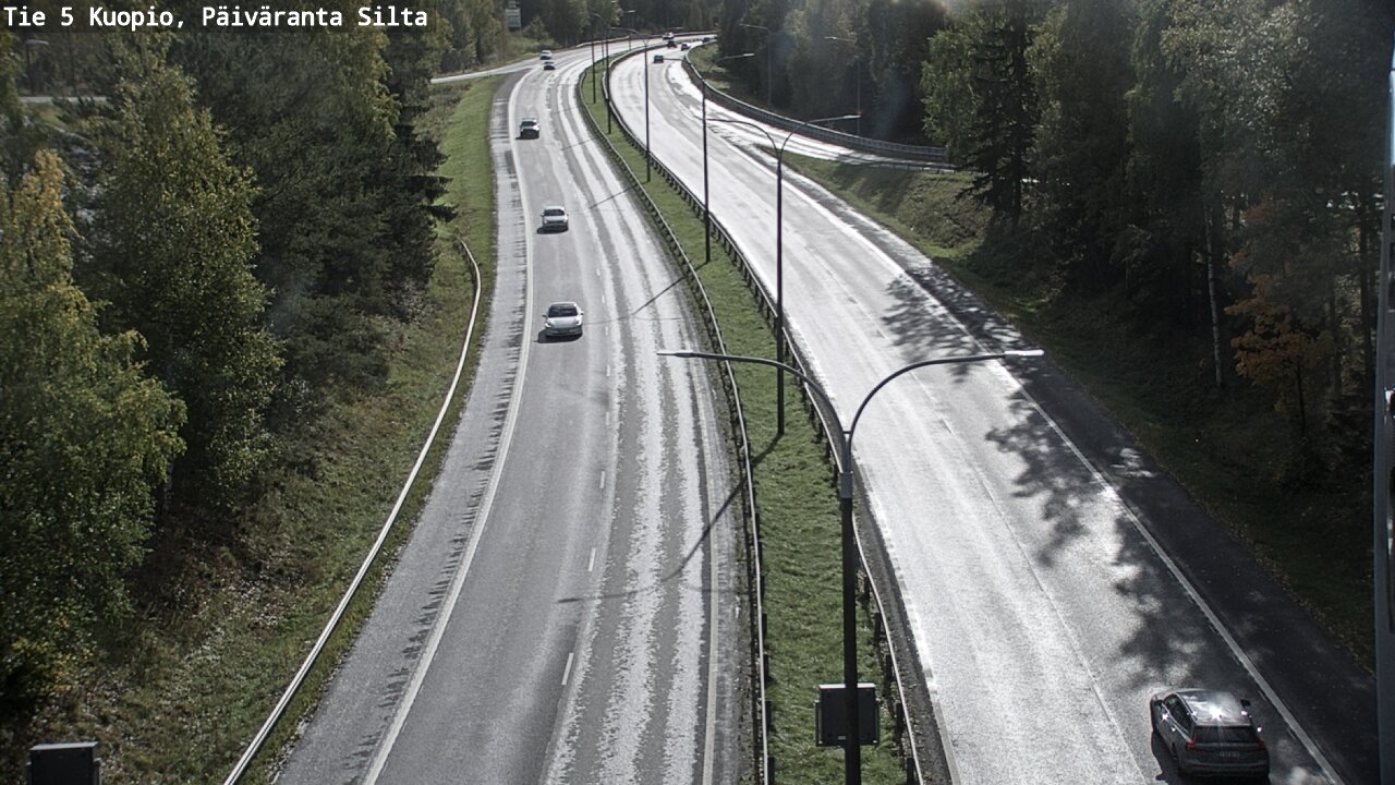 Kelikamerat Kuva Tie 5 Kuopio, Päiväranta silta, Kuopio, Pohjois-Savo
