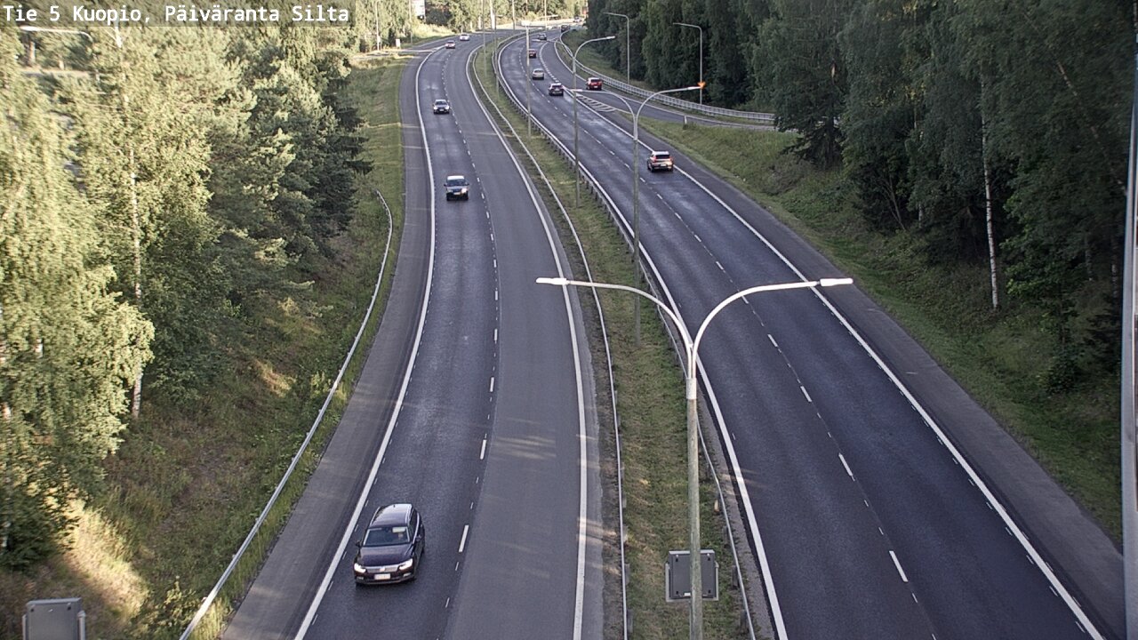 Kelikamerat Kuva Tie 5 Kuopio, Päiväranta silta, Kuopio, Pohjois-Savo