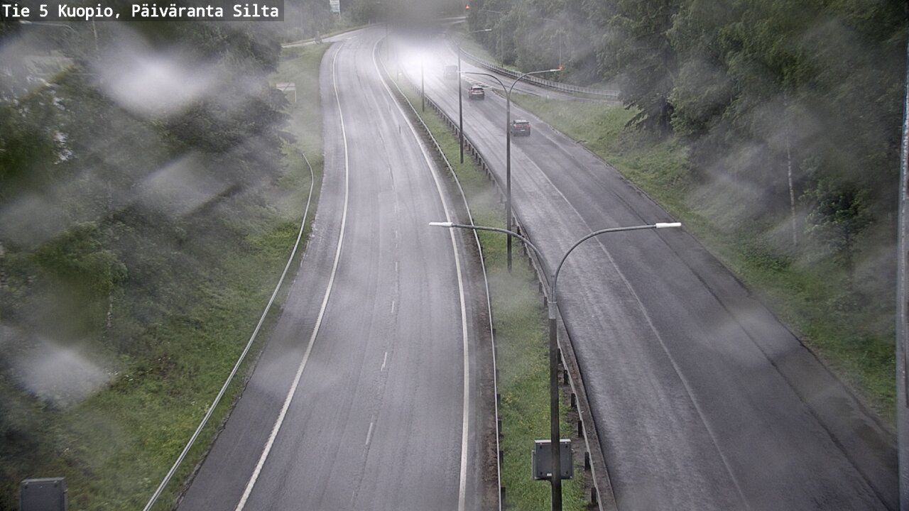 Weather Camera Image Väg 5 Kuopio, Päiväranta silta, Kuopio, Pohjois-Savo
