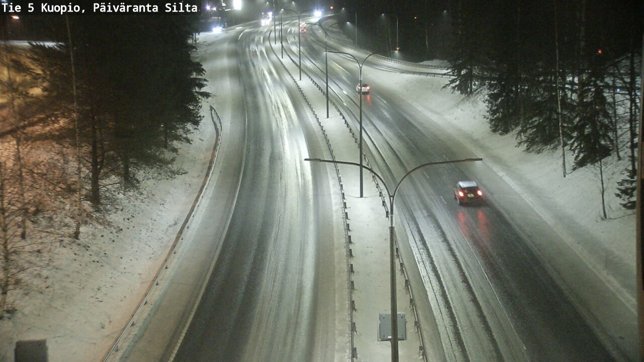 Weather Camera Image Road 5 Kuopio, Päiväranta silta, Kuopio, Pohjois-Savo