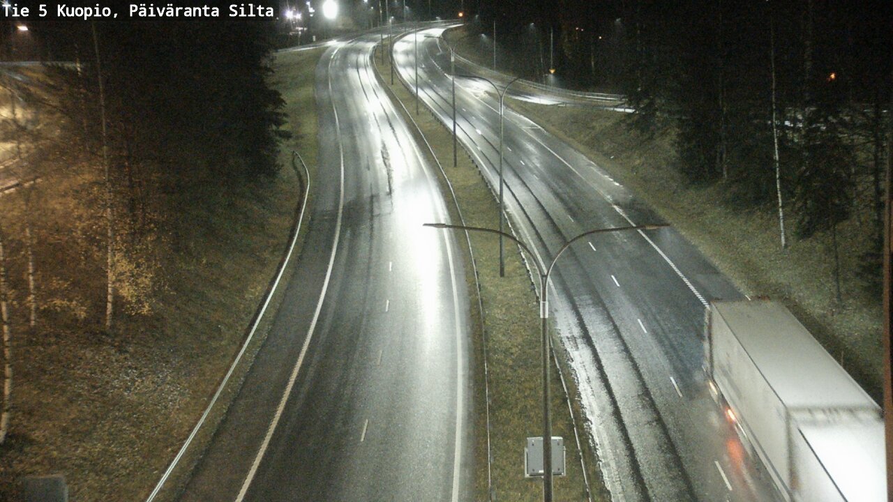 Weather Camera Image Road 5 Kuopio, Päiväranta silta, Kuopio, Pohjois-Savo
