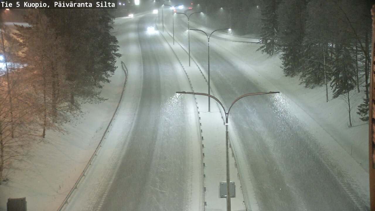 Kelikamerat Kuva Tie 5 Kuopio, Päiväranta silta, Kuopio, Pohjois-Savo