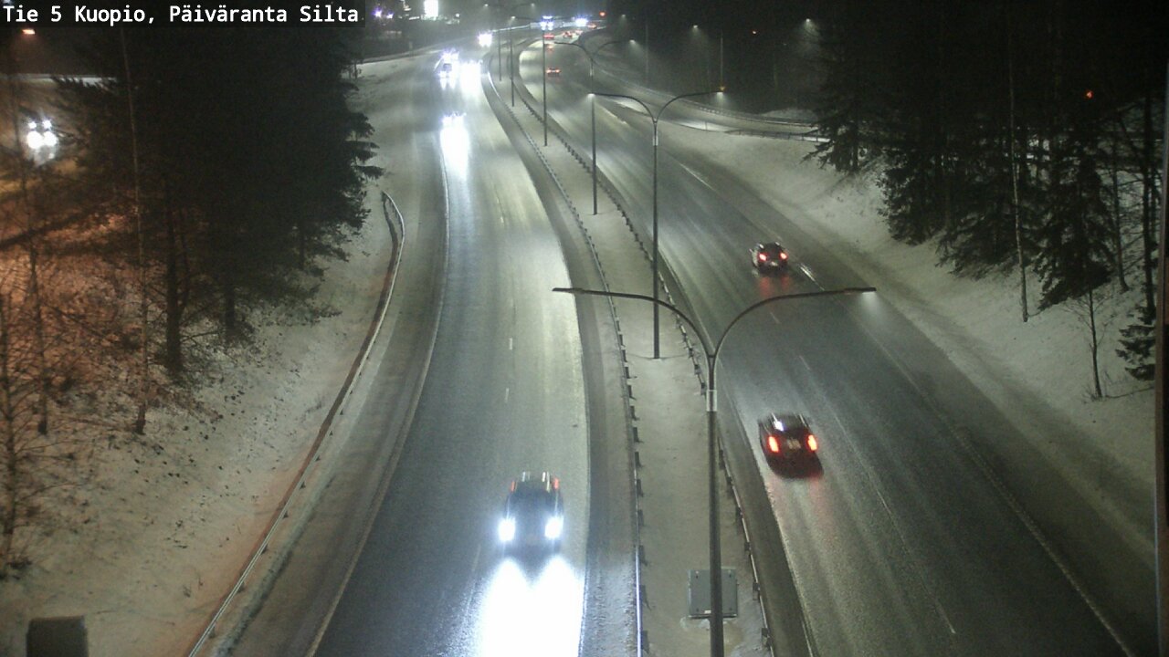 Weather Camera Image Road 5 Kuopio, Päiväranta silta, Kuopio, Pohjois-Savo