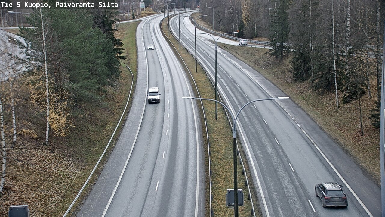Weather Camera Image Väg 5 Kuopio, Päiväranta silta, Kuopio, Pohjois-Savo