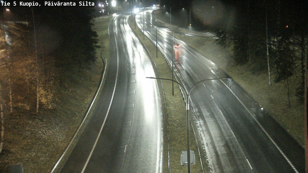 Weather Camera Image Väg 5 Kuopio, Päiväranta silta, Kuopio, Pohjois-Savo