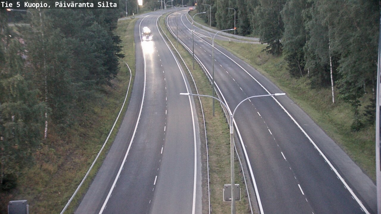 Kelikamerat Kuva Tie 5 Kuopio, Päiväranta silta, Kuopio, Pohjois-Savo