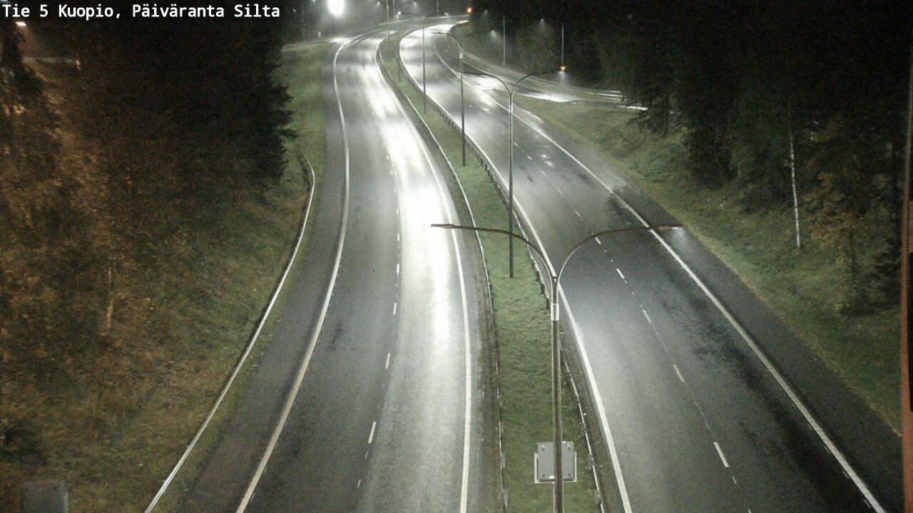 Weather Camera Image Road 5 Kuopio, Päiväranta silta, Kuopio, Pohjois-Savo