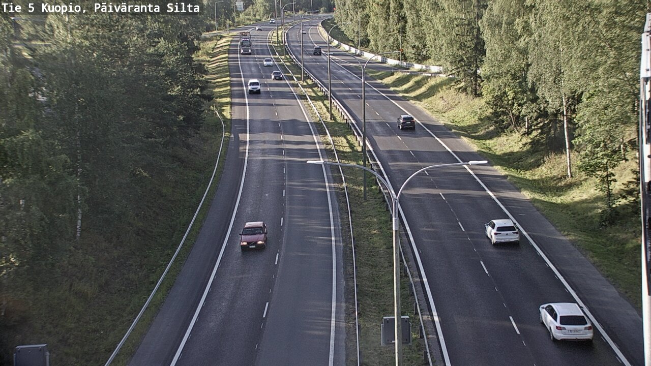 Kelikamerat Kuva Tie 5 Kuopio, Päiväranta silta, Kuopio, Pohjois-Savo