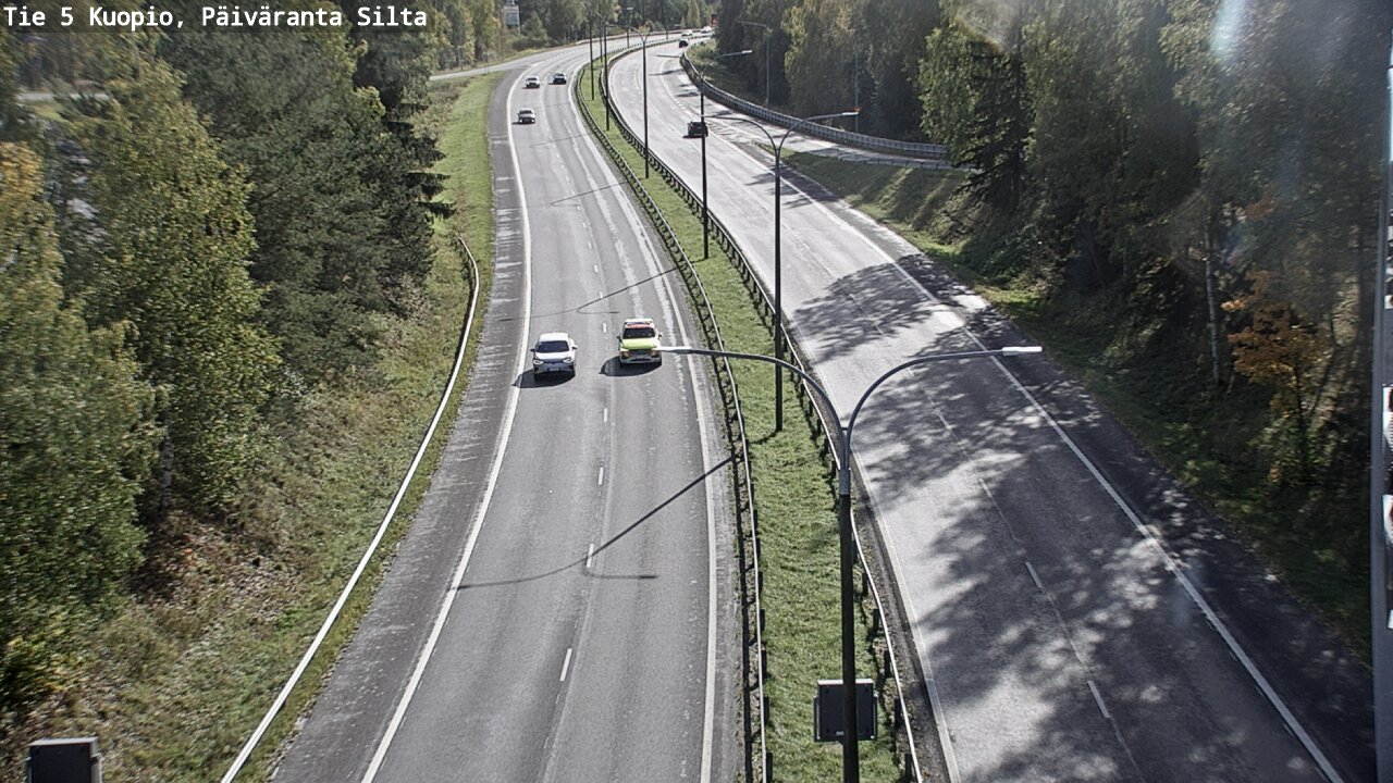 Kelikamerat Kuva Tie 5 Kuopio, Päiväranta silta, Kuopio, Pohjois-Savo