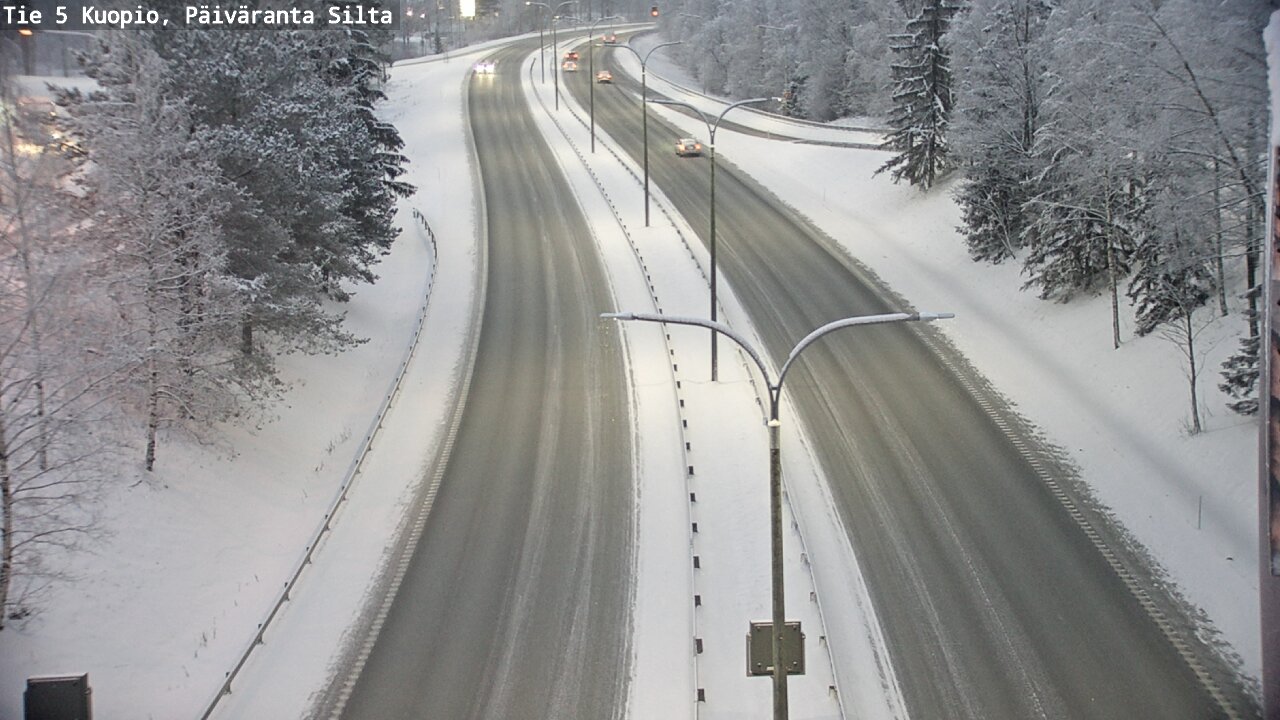 Kelikamerat Kuva Tie 5 Kuopio, Päiväranta silta, Kuopio, Pohjois-Savo