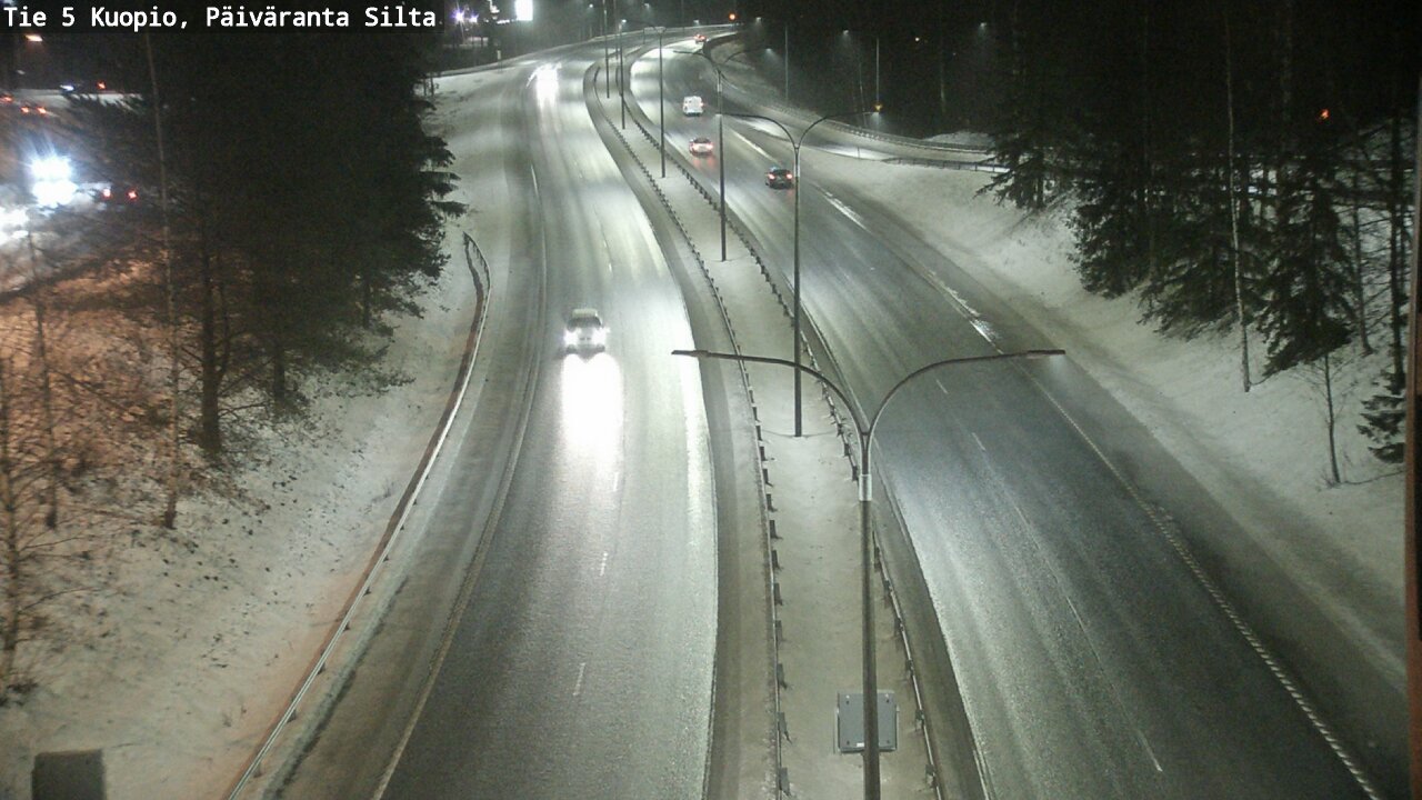 Weather Camera Image Road 5 Kuopio, Päiväranta silta, Kuopio, Pohjois-Savo