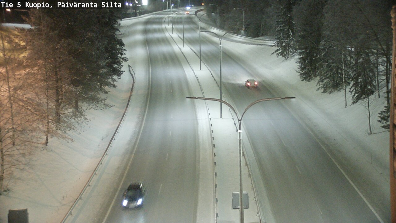 Weather Camera Image Road 5 Kuopio, Päiväranta silta, Kuopio, Pohjois-Savo