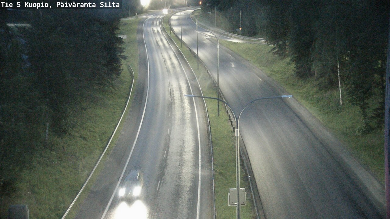 Weather Camera Image Road 5 Kuopio, Päiväranta silta, Kuopio, Pohjois-Savo