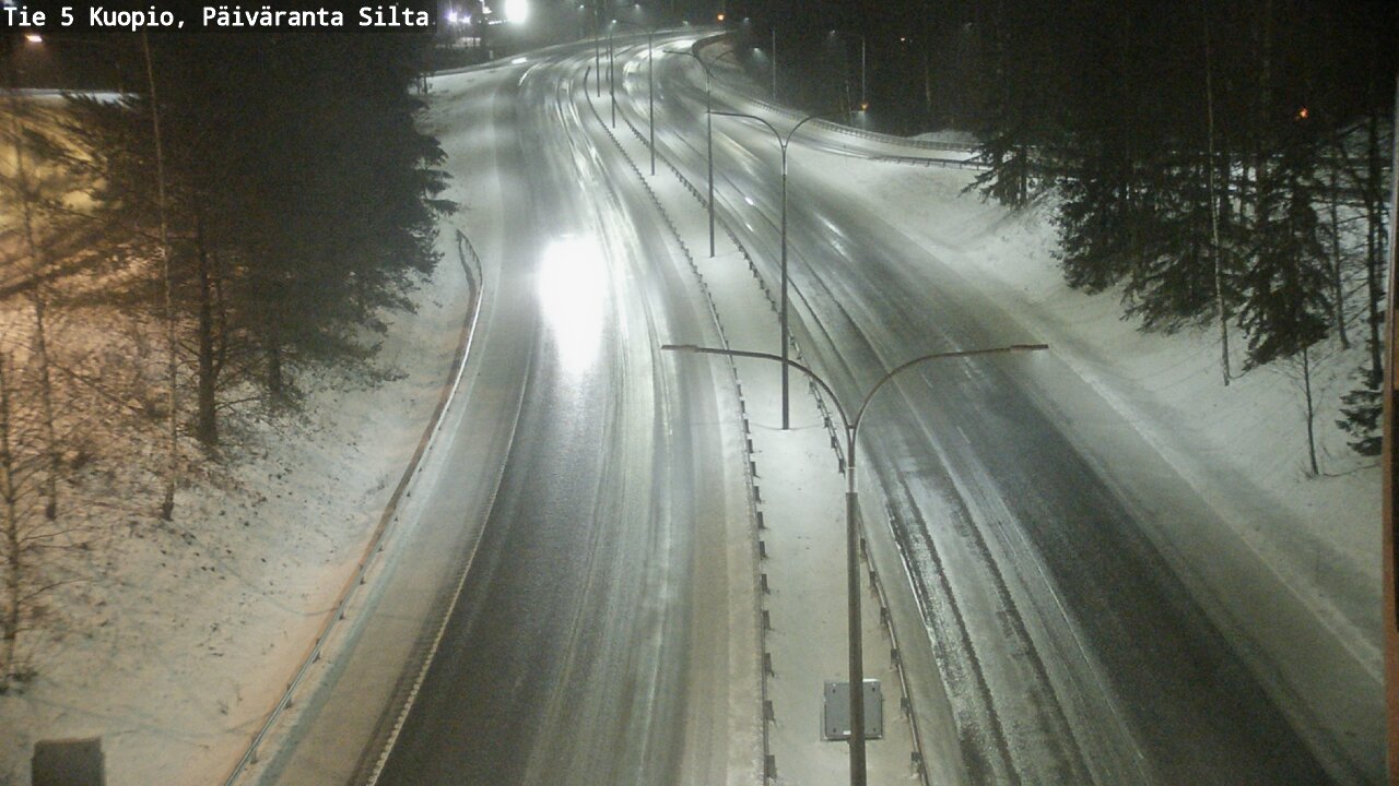 Weather Camera Image Road 5 Kuopio, Päiväranta silta, Kuopio, Pohjois-Savo