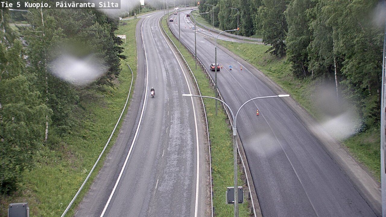 Weather Camera Image Road 5 Kuopio, Päiväranta silta, Kuopio, Pohjois-Savo
