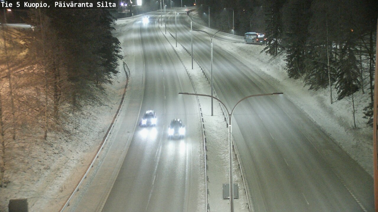 Kelikamerat Kuva Tie 5 Kuopio, Päiväranta silta, Kuopio, Pohjois-Savo