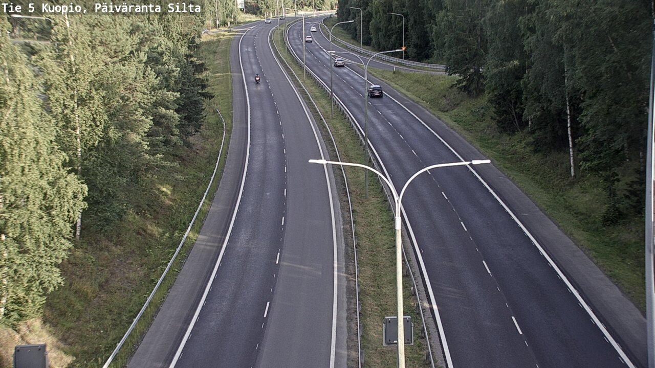 Kelikamerat Kuva Tie 5 Kuopio, Päiväranta silta, Kuopio, Pohjois-Savo