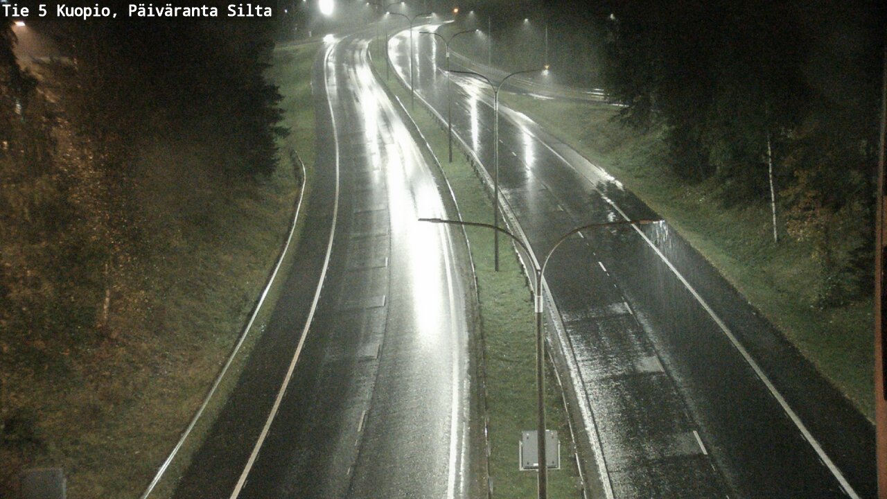Weather Camera Image Road 5 Kuopio, Päiväranta silta, Kuopio, Pohjois-Savo