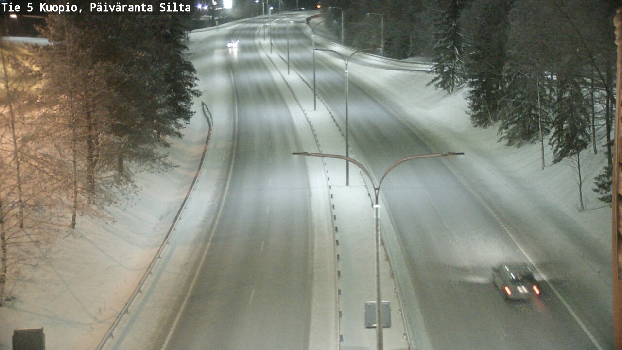Weather Camera Image Road 5 Kuopio, Päiväranta silta, Kuopio, Pohjois-Savo
