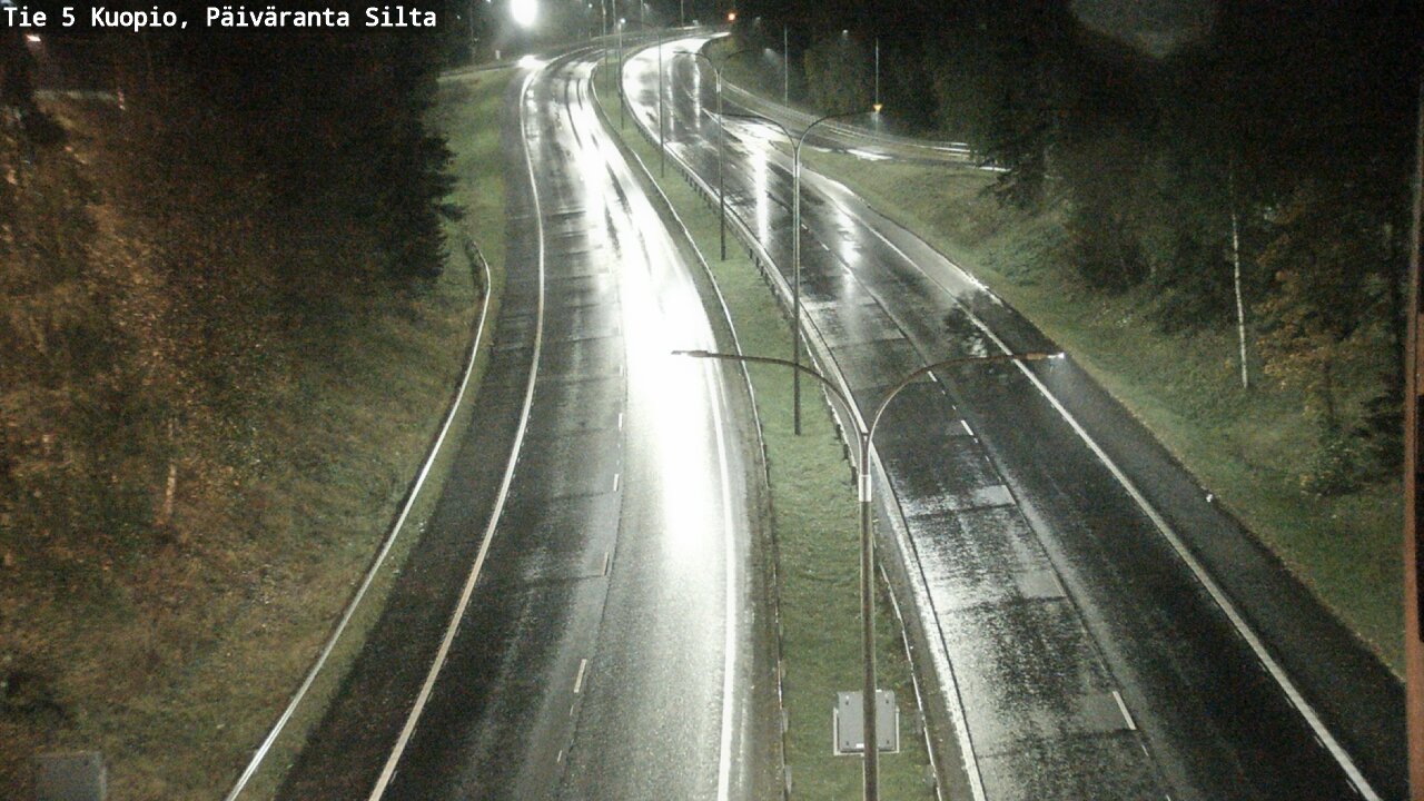 Weather Camera Image Road 5 Kuopio, Päiväranta silta, Kuopio, Pohjois-Savo