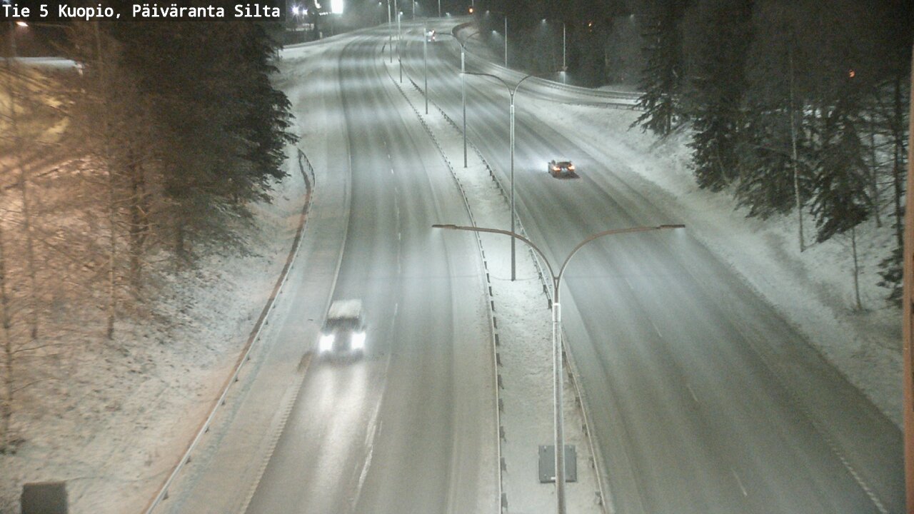 Kelikamerat Kuva Tie 5 Kuopio, Päiväranta silta, Kuopio, Pohjois-Savo