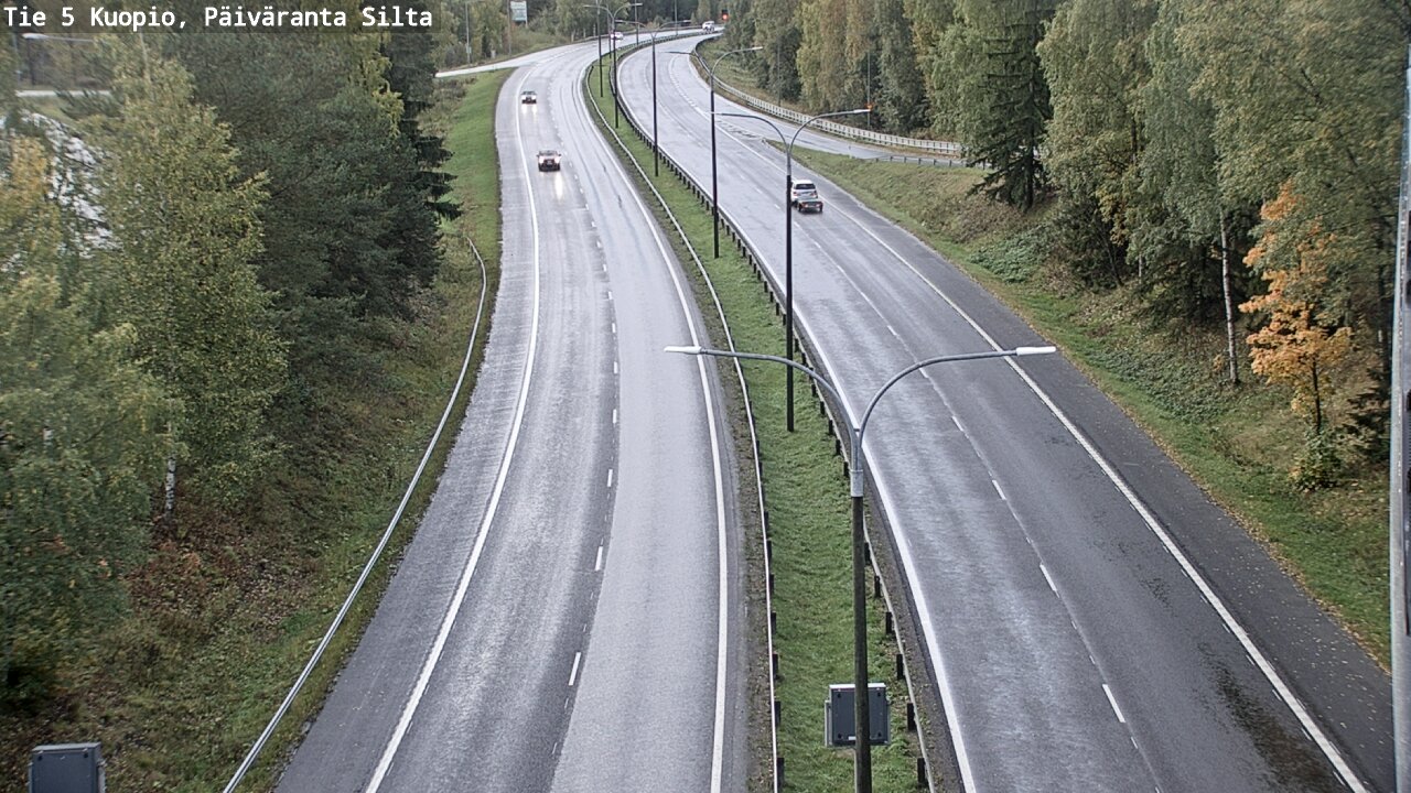 Weather Camera Image Road 5 Kuopio, Päiväranta silta, Kuopio, Pohjois-Savo