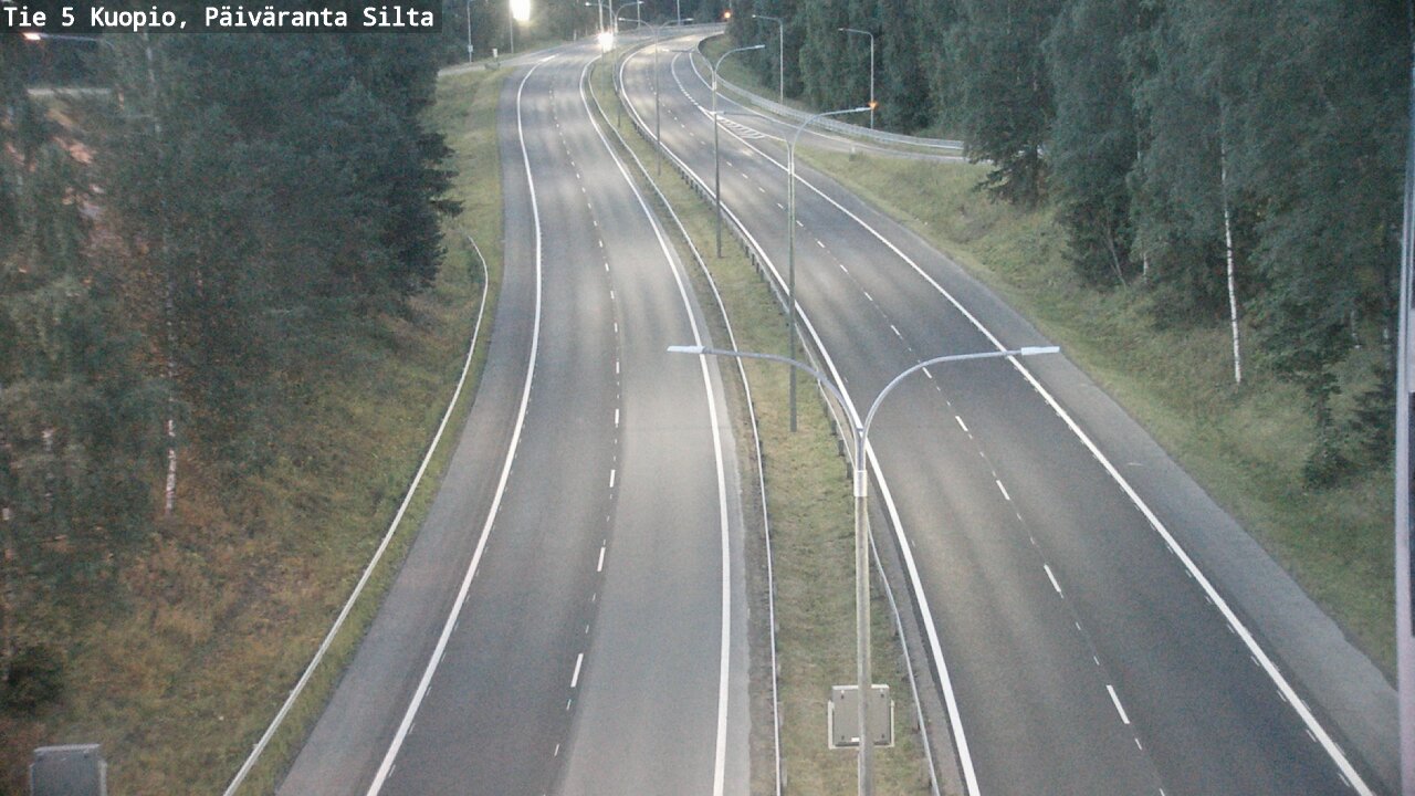 Kelikamerat Kuva Tie 5 Kuopio, Päiväranta silta, Kuopio, Pohjois-Savo