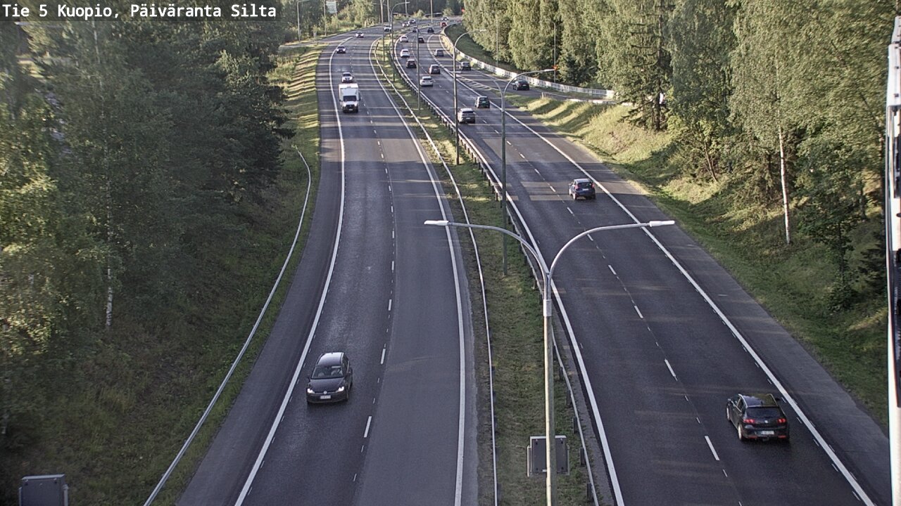 Kelikamerat Kuva Tie 5 Kuopio, Päiväranta silta, Kuopio, Pohjois-Savo